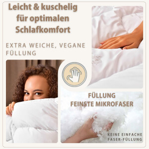 Lightweight Duvet Air Softfill Collection SWAN, 220x200