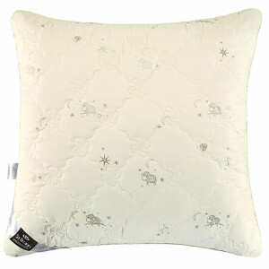 Pillow WOOL COMFORT, beige, 80x80