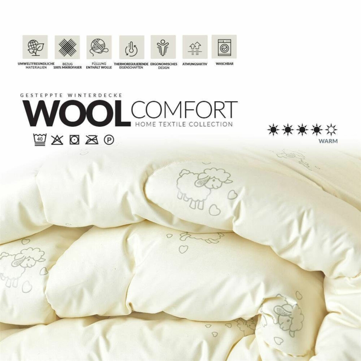 Natural Wool Filled Duvet Sei Design 44 90