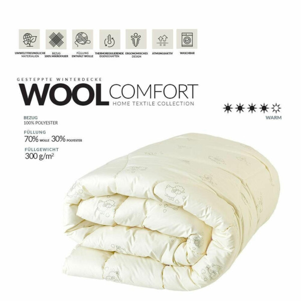 Hochwertige Schurwolle Bettdecken günstig bestellen - Sei Design, 59,90 € | Daunendecken