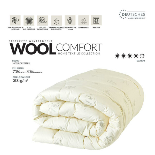 Hochwertige Schurwolle Bettdecken günstig bestellen - Sei 59,90 € Design