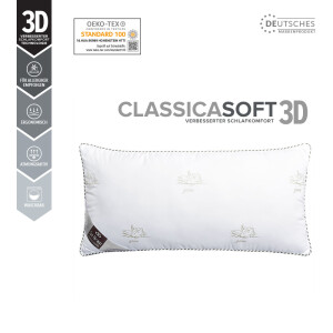 Three Chamber Pillow Classica Soft 3D 40x80