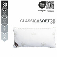 DREI-KAMMERKISSEN Classica Soft 3D 40x80 SWAN