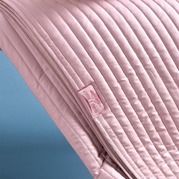 Rose Smoke Sei Design ® Luxus Tagesdecke Living Trend Wendedecke gesteppt