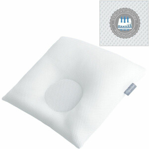 Baby Head Shaping Pillow for Preventing Flat Head Syndrome 1-8 Monate weiß