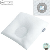 Baby Head Shaping Pillow for Preventing Flat Head Syndrome 6-18 Monate weiß