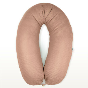 Stillkissen 190x30 Sei Design Sterne-Rosa Holzknopf