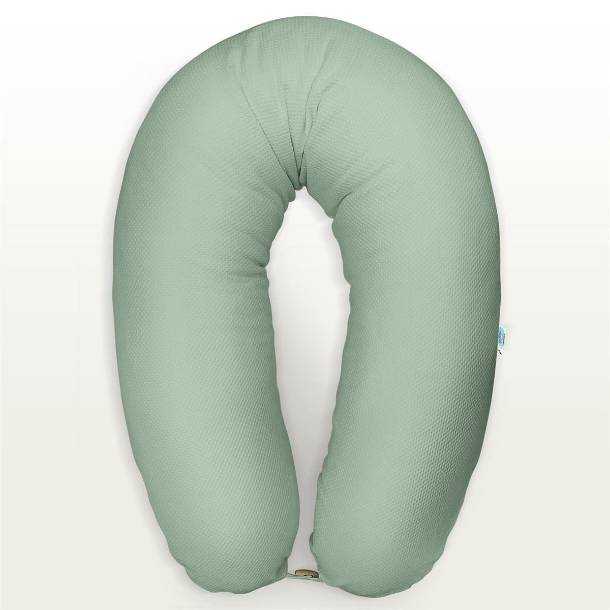 Nursing Pillow XXL 190x30 cm – 100% Cotton Waffle Fabr