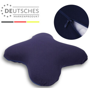 Sei Design Originalbezug für orthopädisches Nackenstützkissen VISCO AIR Butterfly Tiefblau
