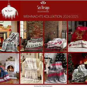 X-Mas Kuscheldecke Kassandra 150x200 | 58% Baumwolle 450...