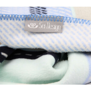 Baby Blanket Cuddle Blanket 90x120 Cotton Blend, Cute Baby Design