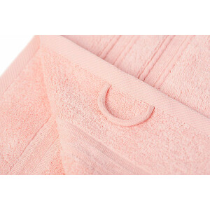 5&acute;er Pack Handt&uuml;cher 50x100 | Luxus Frottee AQUA FIBRO | 100% Baumwolle Pastel-Rosa