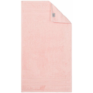 Doppelpack Handtücher 70x140 | Luxus Frottee AQUA FIBRO | 100% Baumwolle Pastel-rosa