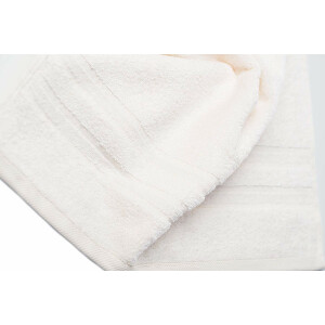 Handtuch Set 100% Baumwolle | 4 St&uuml;ck 50x100 + 2 St&uuml;ck 70x140 | Luxus Frottee AQUA FIBRO Elfenbein