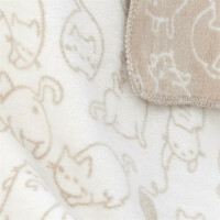 Baby Blanket Cuddle Blanket 90x120 Cotton Blend, Cute Baby Design