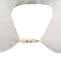 Premium Still Pillow Cover - Designed to fit pregnancy pillows sized 170x30cm, made of 100% cotton with a convenient zipper closure - Bee design.