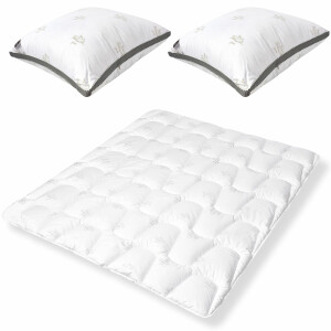 SWAN 3D-SET: Bettdecke Winter 2X 135x200 + 2x 80x80...