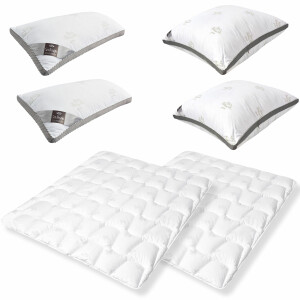SWAN 3D-SET X-Large 2x Bettdecke 135x200 Winter -+...