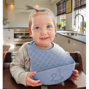 Baby Silikon Lätzchen mit Auffangschale Tradewinds