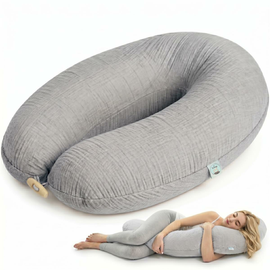 Naturstillkissen 190x35 cm - 100% Kapok Füllung - Musse
