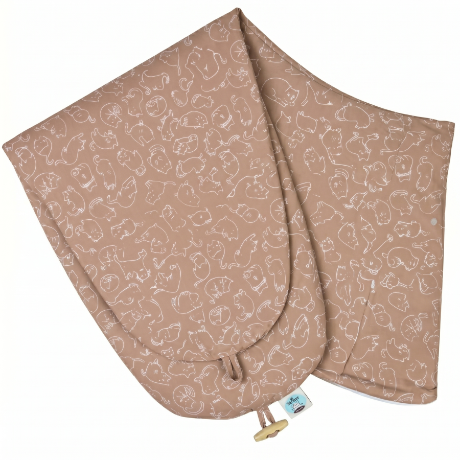 Stillkissenbezug 190x30 cm XXL 100% Baumwolle Ranforce Cats 