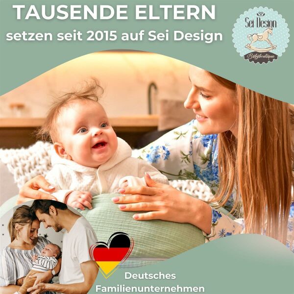 GUOMIS Stillkissen Mit Memory Foam - Großes Nursing Pillow Mit Abnehmbarem Bezug