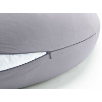 Nursing Pillow Cover Taupe Raccoon Dots 190x30
