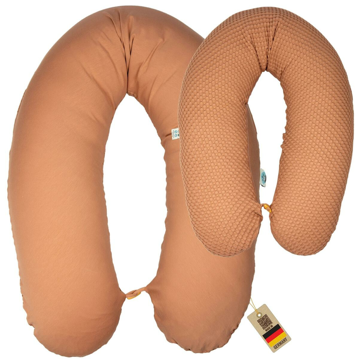 Stillkissen XXL 190x30 Bezug aus Jersey + Waffelstoff,...