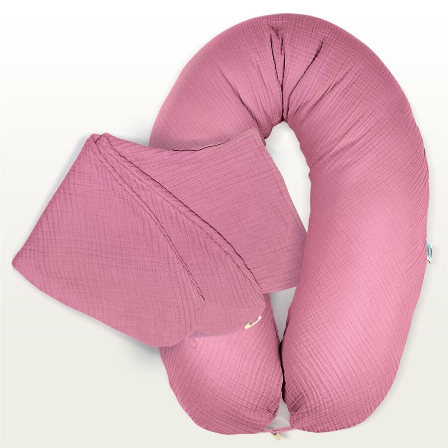 Nursing Pillow Cover Muslin 190x30 cm &n box