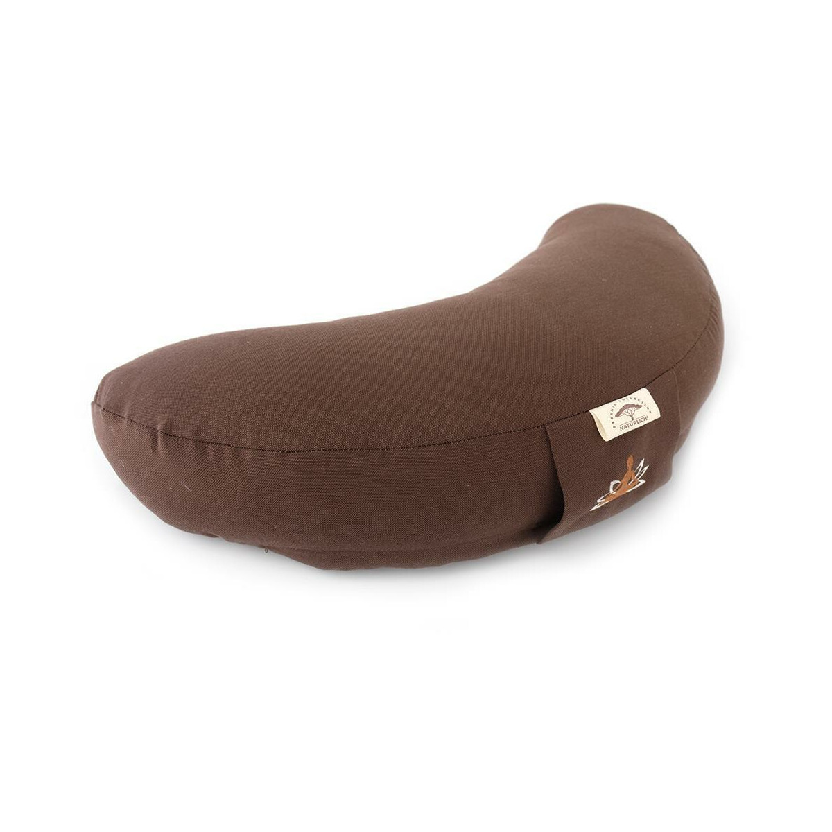 Crescent-Shaped Yoga Cushion | Meditation Cushion with...