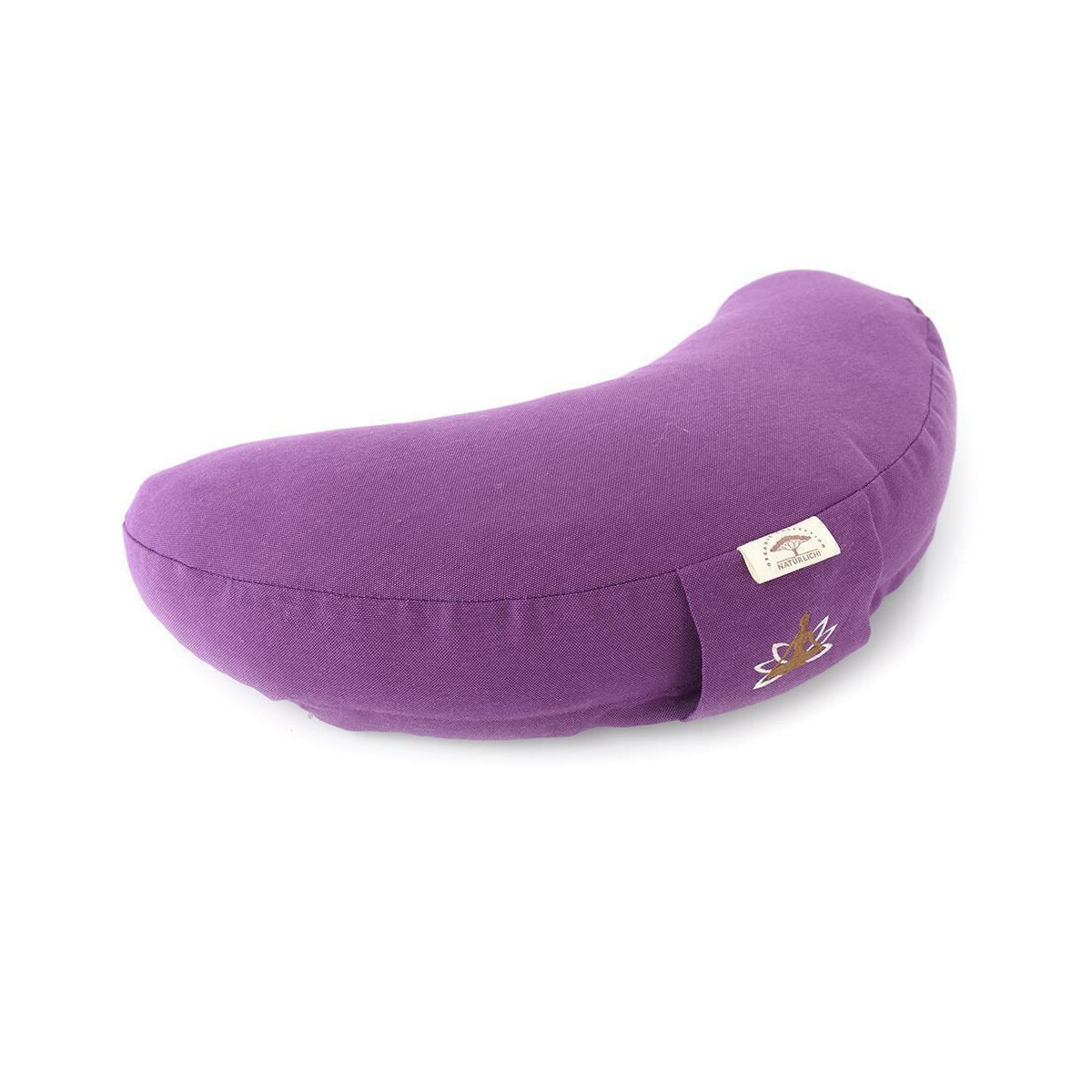 Crescent-Shaped Yoga Cushion | Meditation Cushion with...