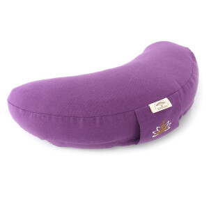 Crescent-Shaped Yoga Cushion | Meditation Cushion with...