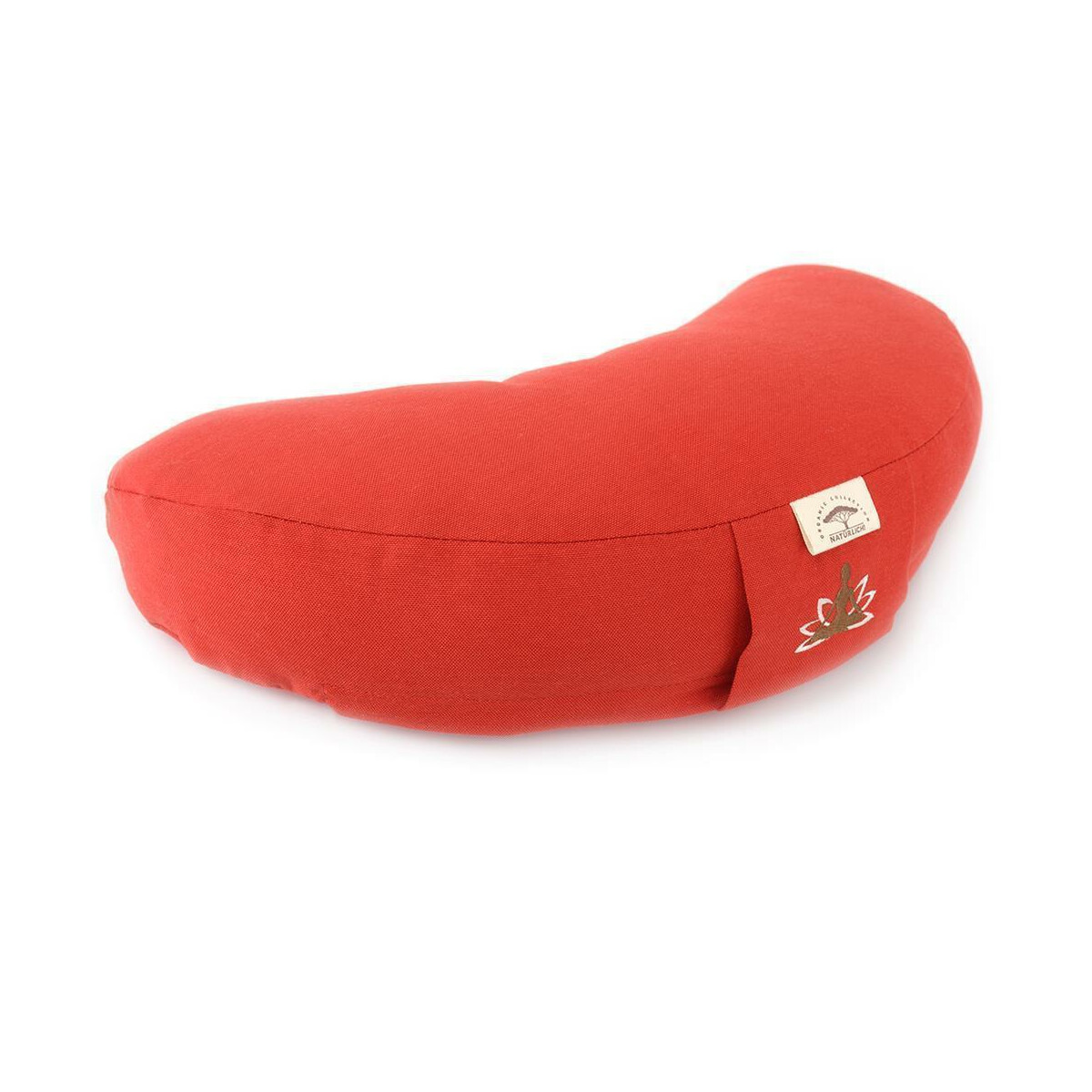 Crescent-Shaped Yoga Cushion | Meditation Cushion with...