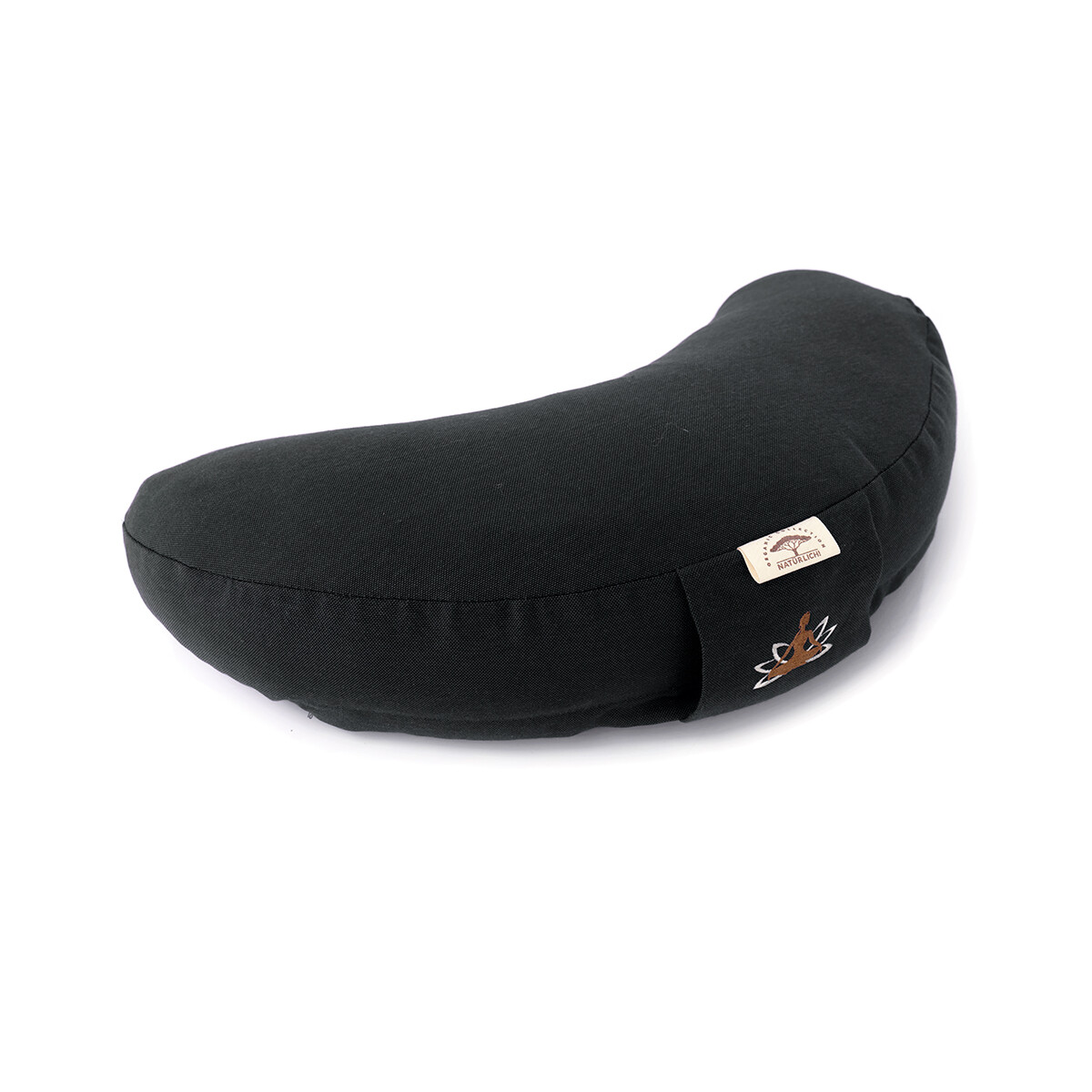 Crescent-Shaped Yoga Cushion | Meditation Cushion with...