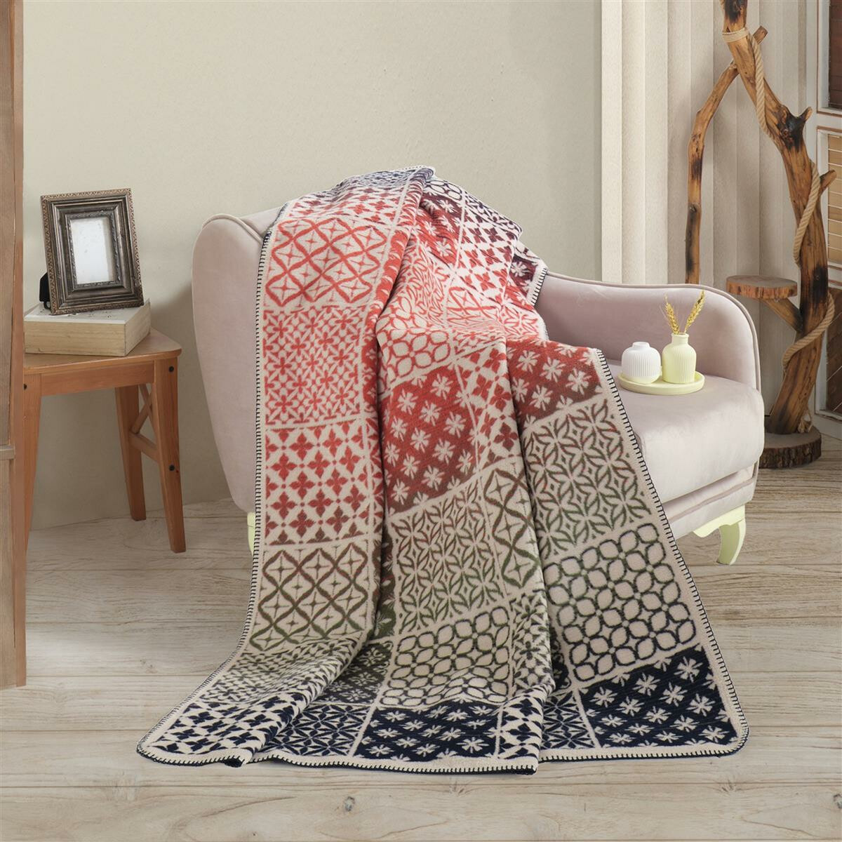 Sei Design Plaid Throw Blanket 150x200 cm - Extra Soft...