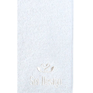 Cotton Bath Towel 2 Piece Set 70x140 500 gsm White
