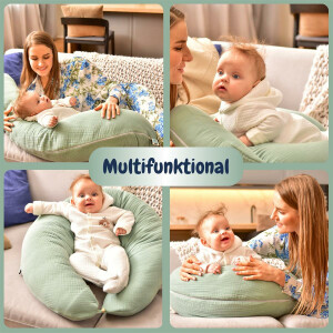 Sei Design Baby Nursing pillow Pregnancy cushion XXL 190 x 30cm 
