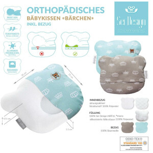 Baby Head Shaping Pillow for Preventing Flat Head Syndrome