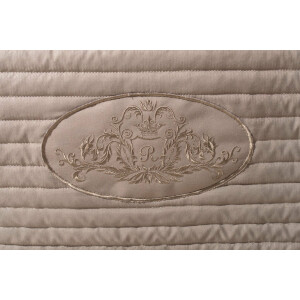 Luxus Tagesdecke Royal Ambience, 240x260, taupe/nude