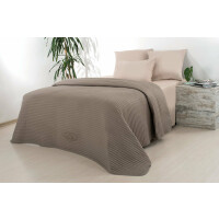 Luxus Tagesdecke Royal Ambience, 240x260, taupe/nude