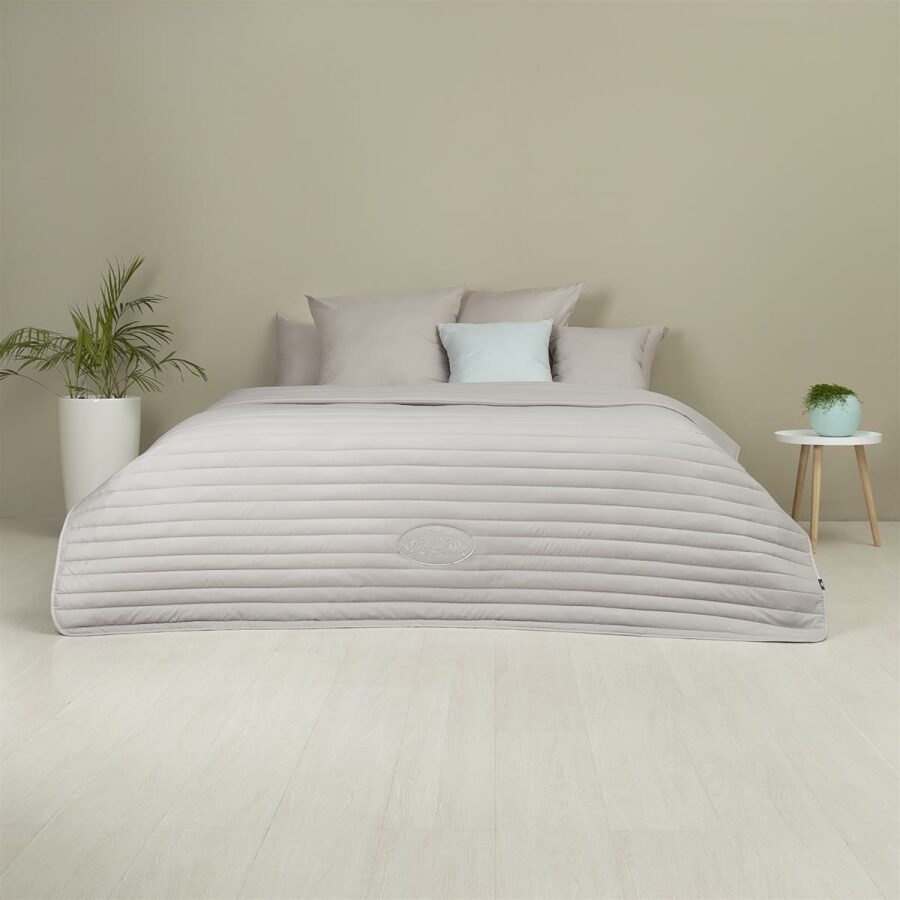 Luxus Bedspread Royal Ambience 240x260 Light Gray