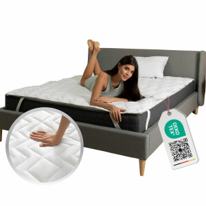 Elite Mattress Protector CUBE with Straps 180x200