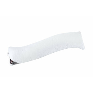 Side sleeper pillow in natural S-shape, adapts ideal Your Body map