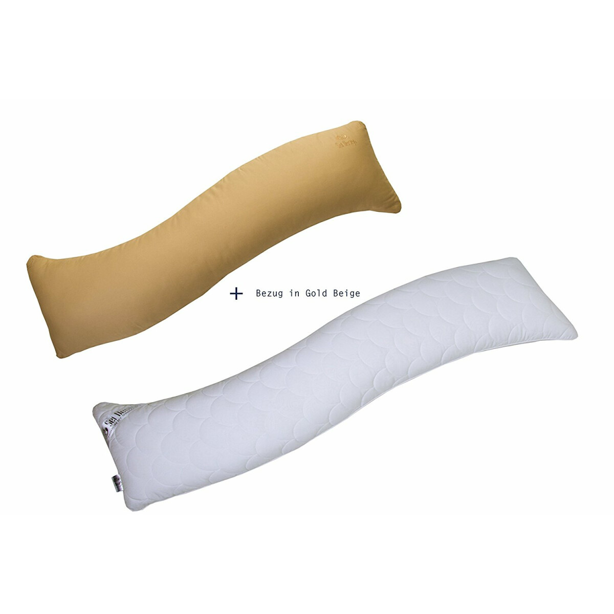 Full Body Pillow Gold Beige 130x40