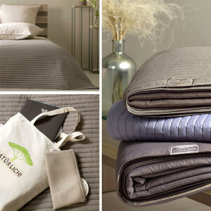 Luxus Bedspread Living Trend 220x240 Gray