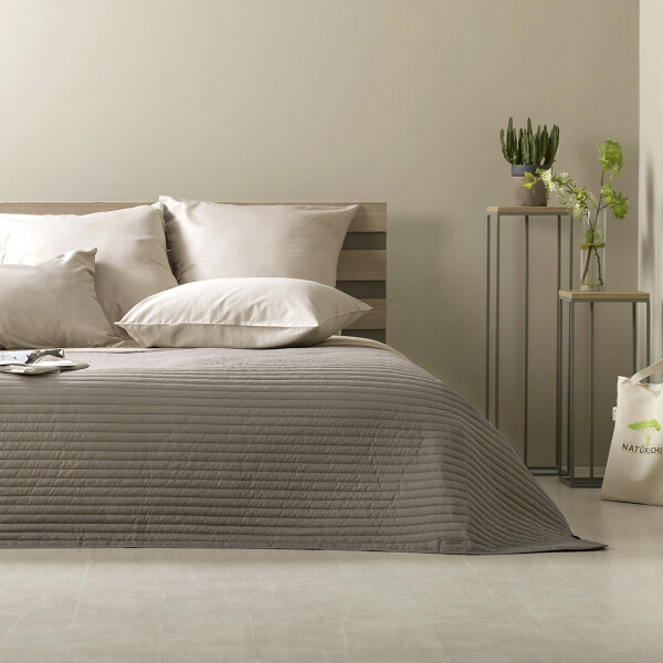 Luxus Bedspread Living Trend 240x260 Gray