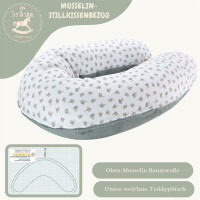Nursing Pillow 190x30 Crown Gray