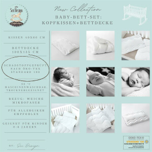 2 Piece Baby Bed Set - Welle