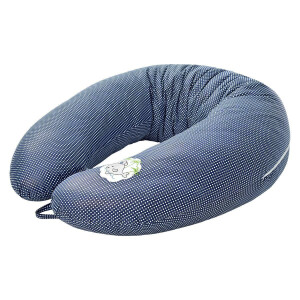 Nursing Pillow 170x30 Jeans Blue Penguin with one additional Slipcover