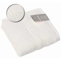 Cotton Bath Towel AQUA FIBRO 5 Piece Set 50x100 550 gsm Ivory
